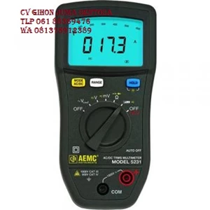 AEMC 5231 [2125.64] DMM (TRMS  6000-cts V  AC DC  OHM CT NCV)
