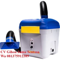 Hakko FA430 KIT1  Two Port Fume Extractor with C1571 Duct Kit with Rectangular Nozzle