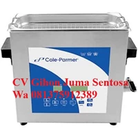 COLE PARMER 6 Liter Ultrasonic Cleaner with Digital Timer and Heat 230 VAC