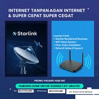 New Starlink Kit V4 Gen 3 Satelite Kit Antena Wi-Fi 6 Route