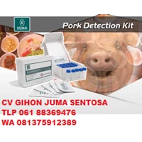 Alat Uji Kandungan Babi Pada Makanan Daging  Pork Detection Kit 10 Test