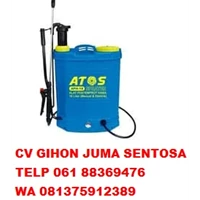 Tesedia  Alat semprot hama ATOS sprayer manual dan elektrik APH 18 kapasitas 18