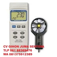 ANEMOMETER  Real time data logger + air flow YK-2005AM