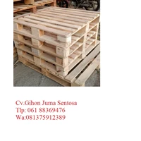 pallet kayu/kayu palet sudah serut halus dan vernis100x80x14 cm